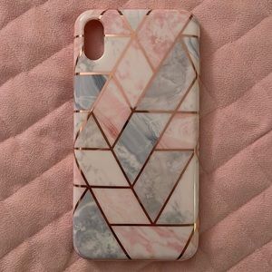 Velvet Caviar Geometric Marble IPhone XS MAX Case